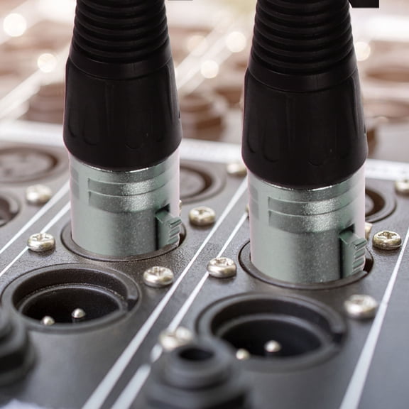 STOBOK PVC Steel Wire Microphone Audio Cable Assorted Color for Speaker Connection