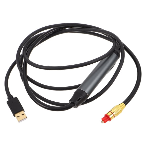 STOBOK Fiber Optic Digital Audio Cable USB to Optical for Home Theater Sound Systems