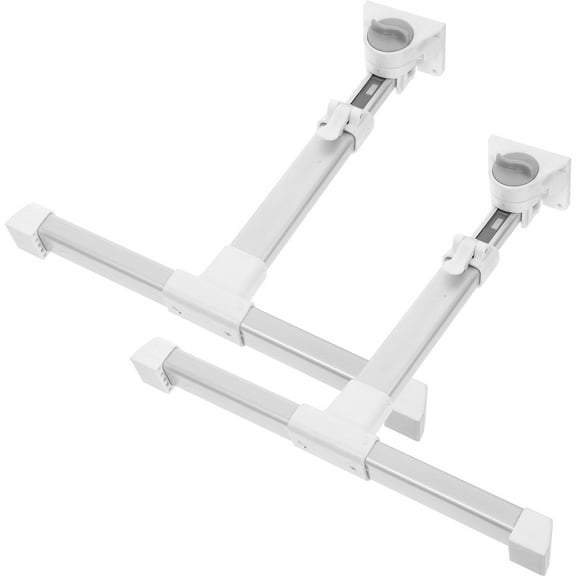 STOBOK 1Set White Folding Plastic Table Leg Replacement for Home Desk Laptop Table