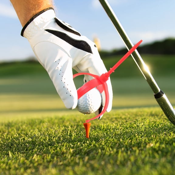 STOBOK Red Golf Ball Grabber Clamp for Sports Use with Easy Pickup and Durable Plastic