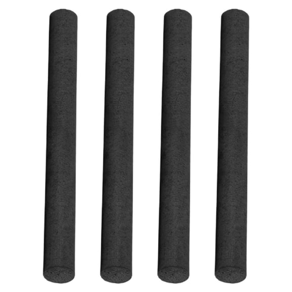 STOBOK Graphite Stir Rods Black Professional Conductive High Heat Resistance for Decor 4Pcs