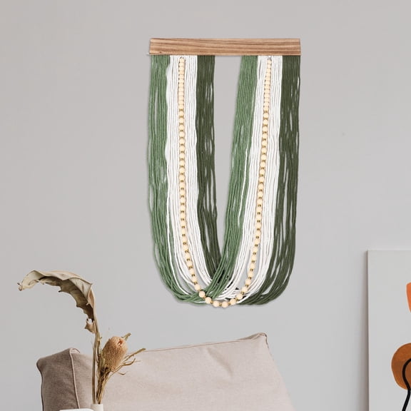 STOBOK Tapestry for Bedroom Macrame Wall Hanging Cotton Rope 1Pack