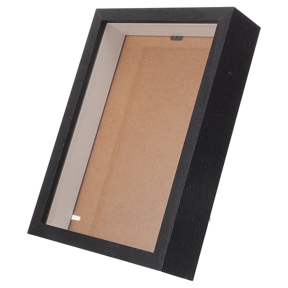STOBOK Hidden Money Container Storage Box Black Wood for Home 1Pcs