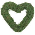 thumbnail image 1 of STOBOK 1Pack Small Moss Wreath Green Flocking for Indoor/Outdoor Decoration, 1 of 5
