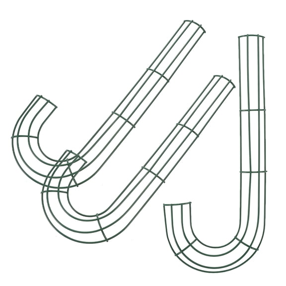 STOBOK Metal Wire Wreath Frame Set for Christmas Decor Iron Wreath Loops for Diy Projects