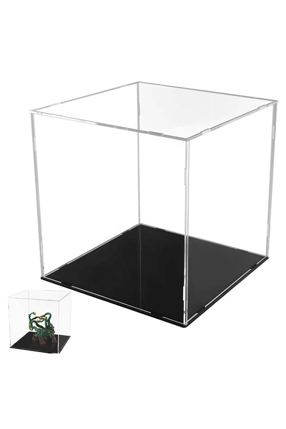 Miniature Figurine Display Case Acrylic Protection for Hobbyists 1Pcs