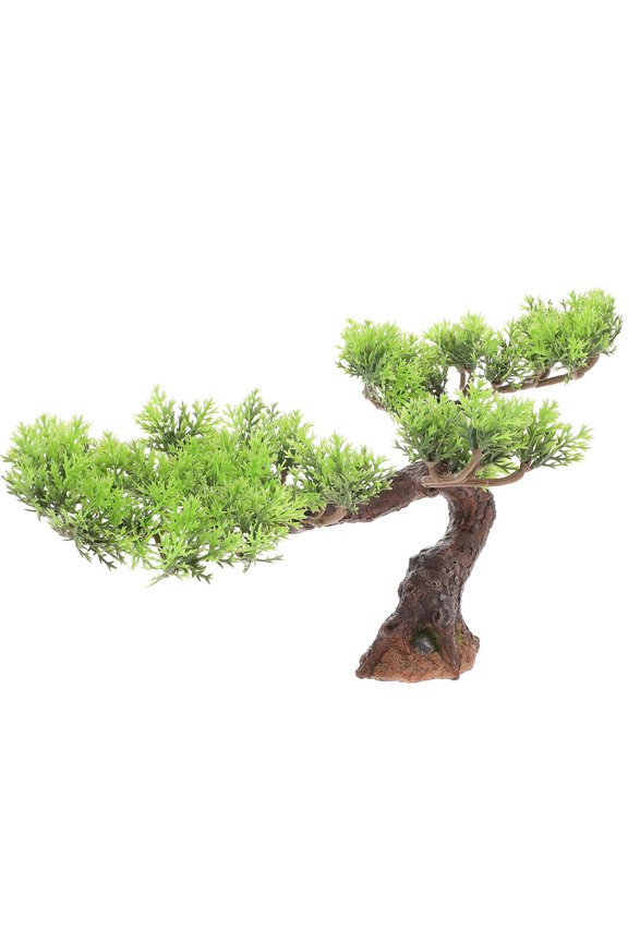 Resin Faux Tree Figurine Assorted Color for Micro Landscape Decor