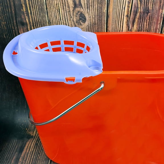 STOBOK Mop Bucket Basket Plastic Design with Quick Drainage for Floor Cleaning and Storage