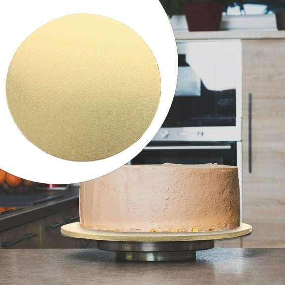 STOBOK Sturdy Paper 10 Inch Cake Drum Ideal for Birthday and Wedding Cakes