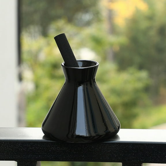 STOBOK Glass Diffuser Bottle in Black for Essential Oils and Bedroom Decor