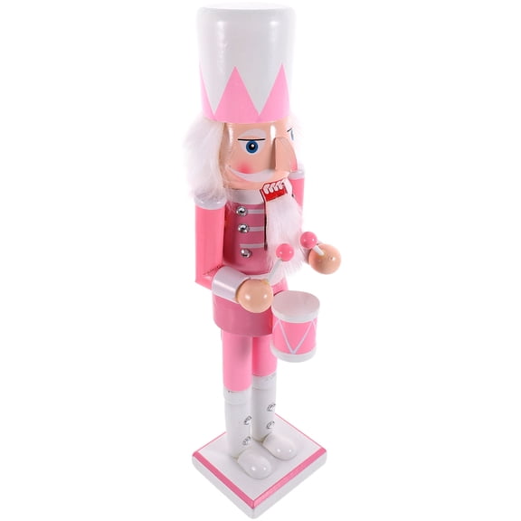 STOBOK Traditional Wooden Nutcracker Multi Color Festive Desktop Decoration