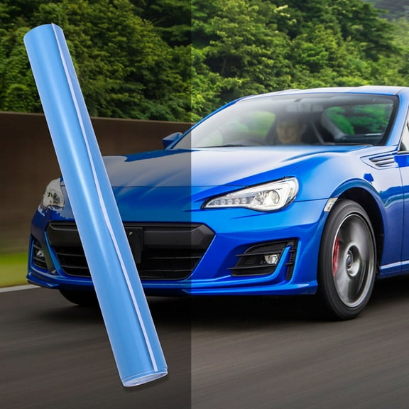 STOBOK Automotive Wrap Vinyl Car Paint Film with Glossy Blue for Car Owners 1Pack