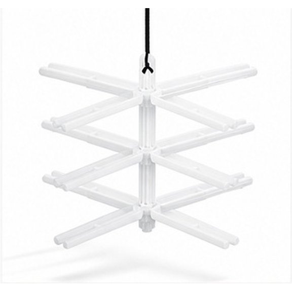 STOBOK Persimmon Stand Multi Tier Drying Rack Plastic Collapsible Hanging