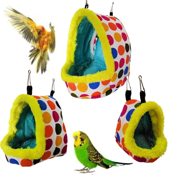 STOBOK Pet Parrot Bed Plush Bird Bed Multi Secure 1Pcs