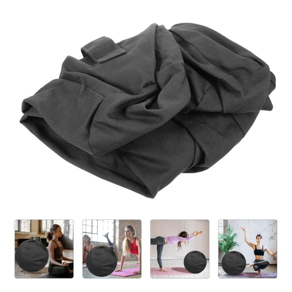 STOBOK Reusable Household Ball Protector Cover For Exercise Ball Cotton Cloth Dark Grey 1Pack