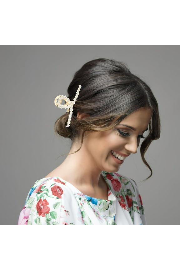 Metal Hair Clip for Women, Hair Styling Accessory, Bathing and Everyday Use, 1 Set