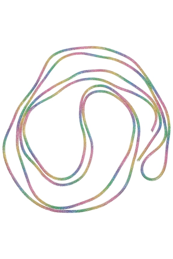 Multi Color Rhinestone Glitter Cord Drawstring Replacement for Hoodie Shoe Decoration and DIY Crafts