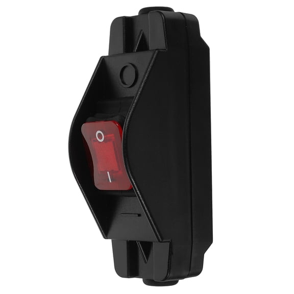 STOBOK Polarity Reversing Dpdt Switch Led Black for Motor Control 1Pcs
