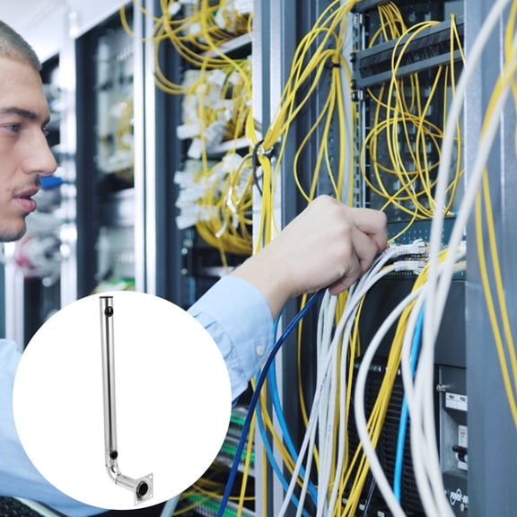 STOBOK Easy Install Stainless Steel Antenna Mount Bracket for Roof and Outdoor Pole Accessories