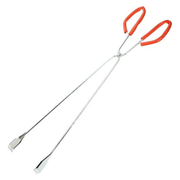STOBOK Silver Handle Grabber Tool for Home Use Durable Garbage Clamp with Strong Clamping Force
