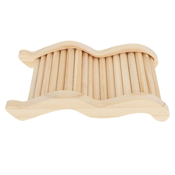 STOBOK Funny Wooden Hamster Ladder Khaki Bite Resistant Ladder for Pet Activity