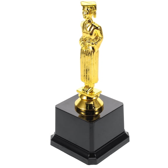 STOBOK Funny Doctor Trophy Plastic Award Golden Cup for Graduation Party Decor and School Rewards