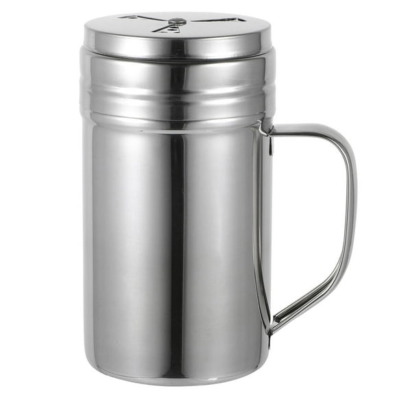 STOBOK Spice Storage Containers Stainless Steel Pepper Jar for Kitchenware 1Pack