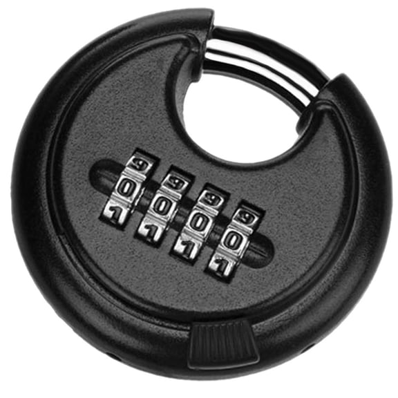 STOBOK Stainless Steel Combination Lock Padlock for Outdoor Gates and Fence Security
