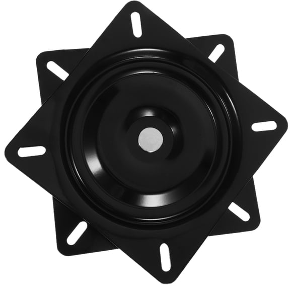 STOBOK Rotating Swivel Plate Replacement Black Metal Chair Swivel Base for Office and Bar Stool