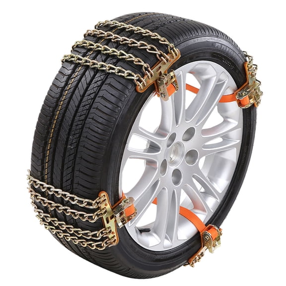 STOBOK Multi Color Balance Design Ice Chain with Automatic Tightener for Suv Car Winter Tires Safety