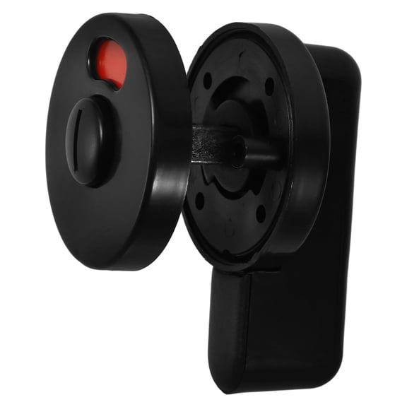 STOBOK Black Occupied Deadbolt Door Lock for Hotel Rooms and Public Toilet Door Privacy