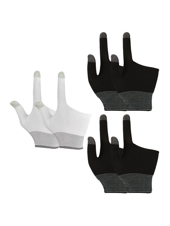 3Pairs Mobile Gaming Gloves Breathable Sweat Resistant Touchscreen Finger Sleeves