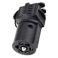 STOBOK Trailer Adapter 7 to 5 Pin Towing Socket Dual-Row Design Black ...