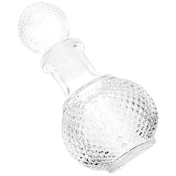 STOBOK Elegant Glass Liquor Dispenser for Wine Storage and Decoration