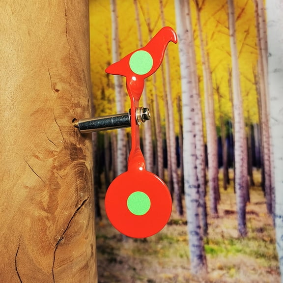 STOBOK Training Target Shooting Target Red Alloy 1Pack for Trees