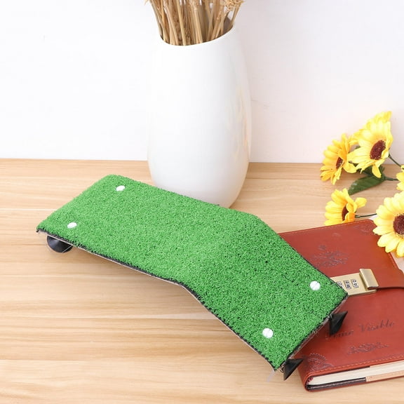 STOBOK Green Lifelike Grass Ladder Tortoise Climbing Platform for Aquarium Decor