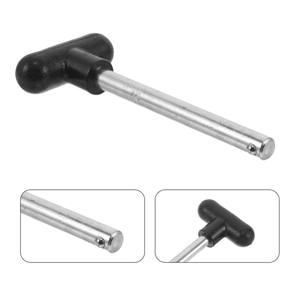 STOBOK Universal Plated Silver Steel Weight Rack Pin for Exercise Equipment with Durable Locking Mechanism