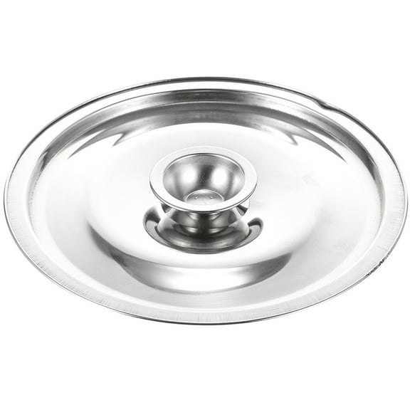 STOBOK Universal Stainless Steel Lid Fits 7 Inch To 8 Inch Pots Pans Woks Dishwasher Safe Oven Safe 1pc