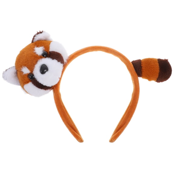 STOBOK Soft Raccoon Headband with Bear Ears for Yoga Workout and Facial Use