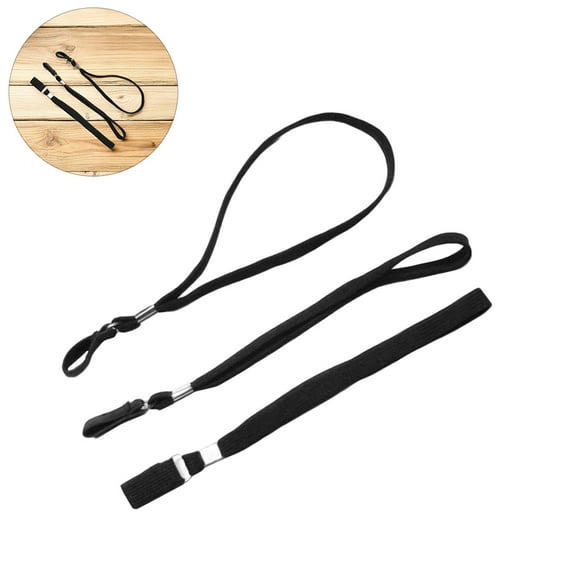 STOBOK 6Pcs Hiking Rope Black Sturdy Fiber Walking Stick Holder for Camping and Trekking