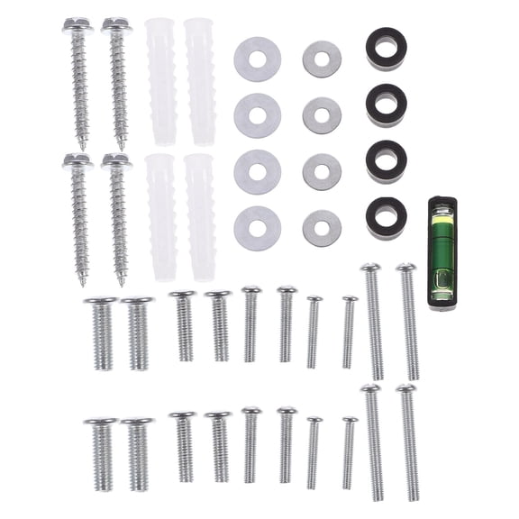 STOBOK Heavy Duty Iron Screws TV Wall Mounting Hardware Set for Secure and Stable Installation