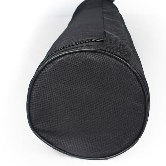 STOBOK Waterproof Sports Drawstring Bag Yoga Black Oxford Cloth 1Pcs