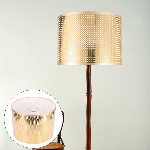 STOBOK Golden Oval Lampshades for Table Lamps Cozy Decorative Lighting for Home