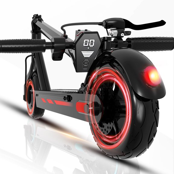 STOKRA Electric Scooter Adults, 600W Motor, 28 MPH Top Speed,10" Vacuum Big Tires, Foldable E-Scooter with App Control & Disc Braking System for Smart APP Contro