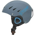 thumbnail image 1 of STOMP Ski & Snowboarding Snow Sports Helmet With Build-In Pocket in Ear Pads For Wireless Drop-In Headphone (Matte Blue, Small), 1 of 6