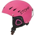 thumbnail image 1 of STOMP Ski & Snowboarding Snow Sports Helmet With Build-In Pocket in Ear Pads For Wireless Drop-In Headphone (Matte Pink, Medium), 1 of 6