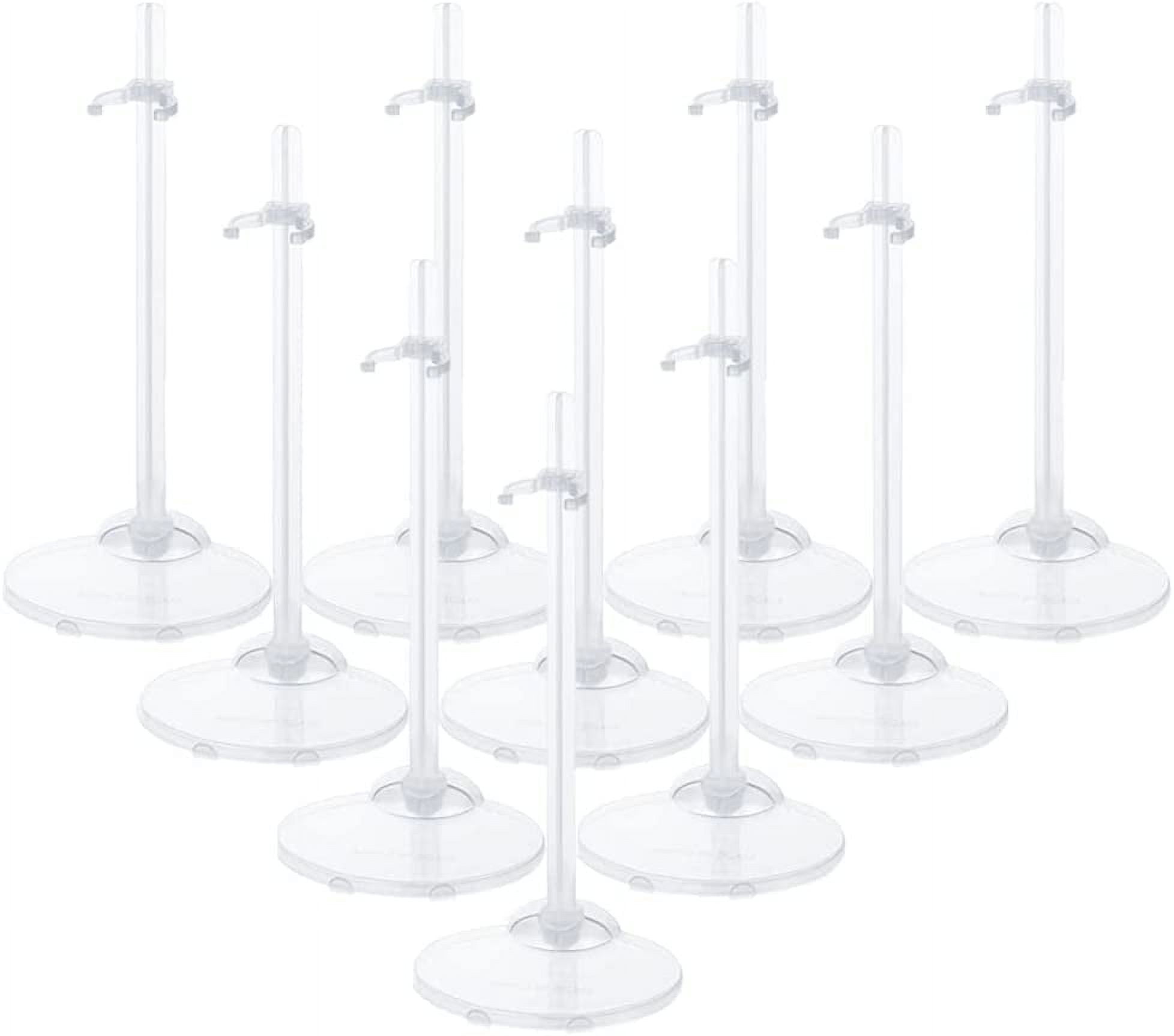 STONCEL 10PCS Doll Holder, Doll Stand Display Holder, Ideal Doll