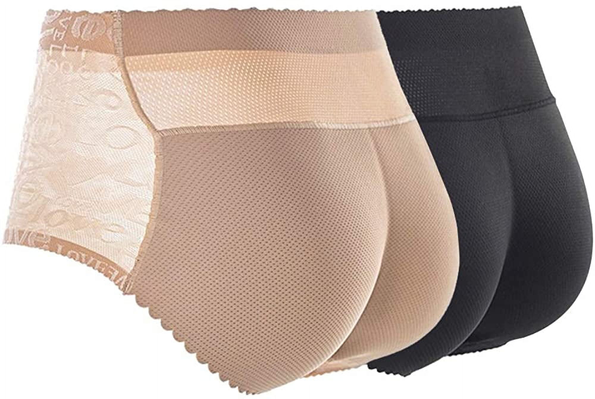 STONCEL 2 Pack Hip Enhancer Butt Lifted Underwear Seamless Fake
