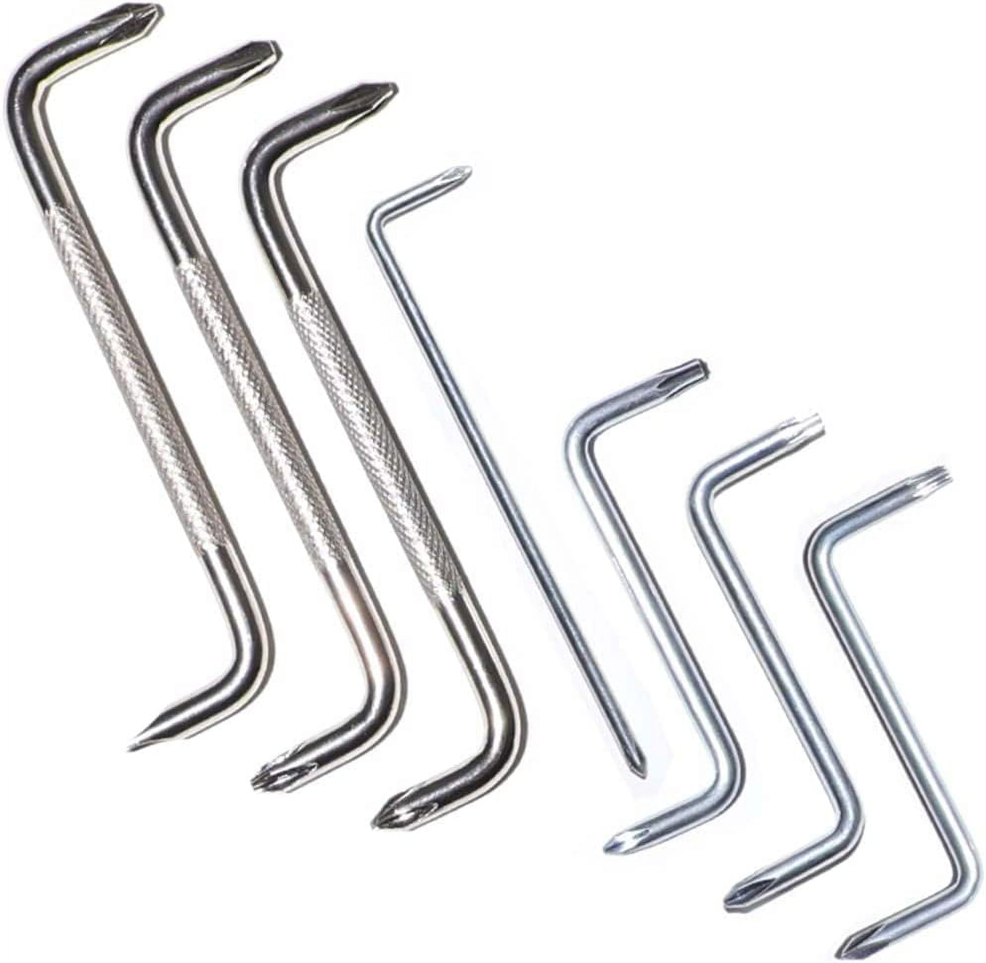 STONCEL 7 PCS Right Angle Screwdriver Set, Ph3/Ph2/Ph1/Ph0/T25/T20/T15