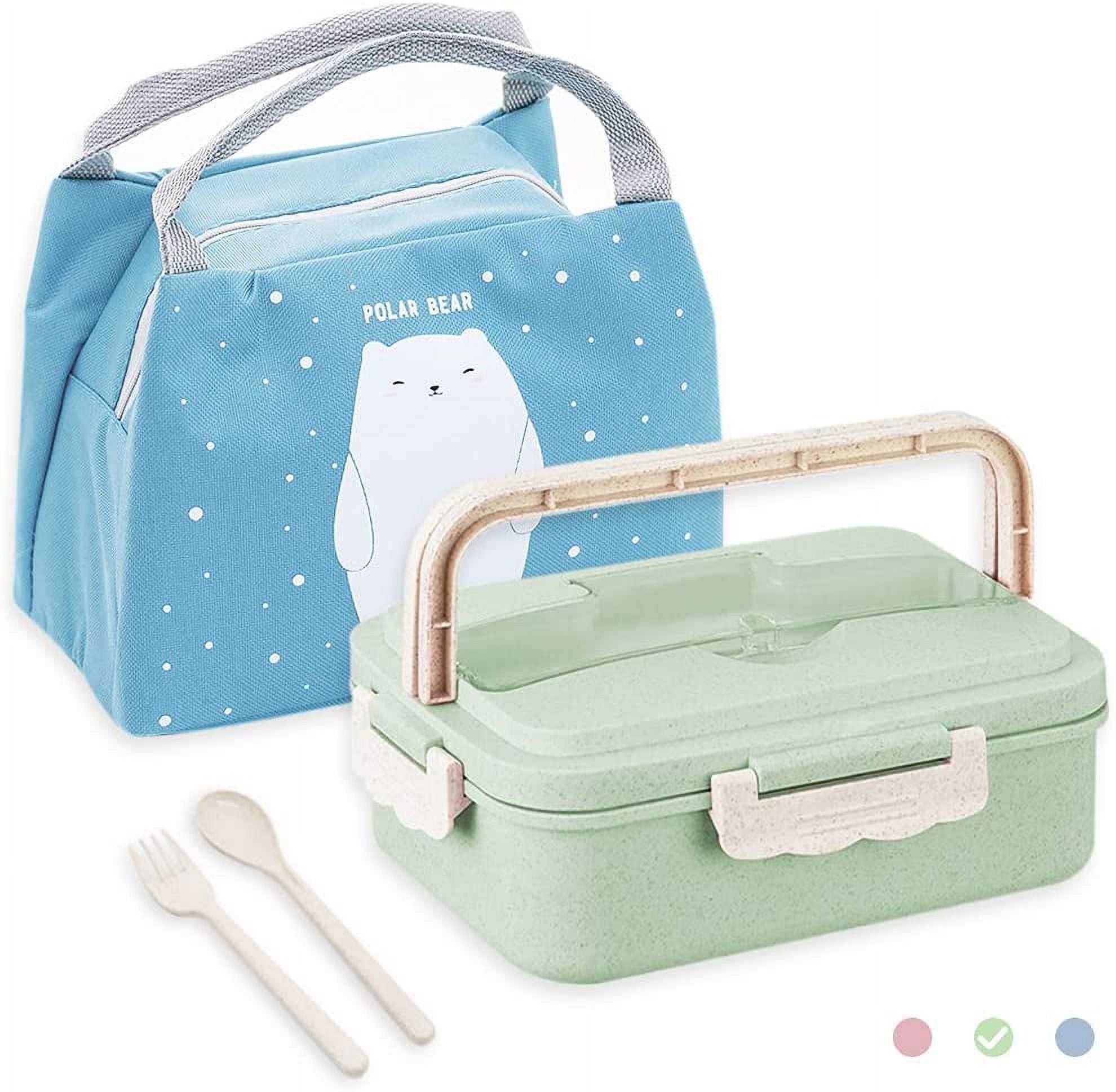 STONCEL Bento Box and Lunch Box for Kids, Come with Lunch Bag, Spoon ...